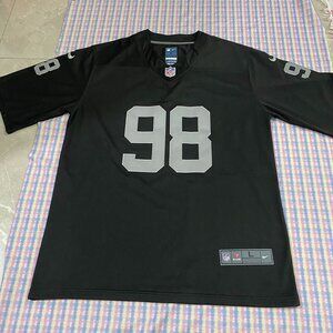 Las Vegas Raiders Crosby Black Jersey No. 98